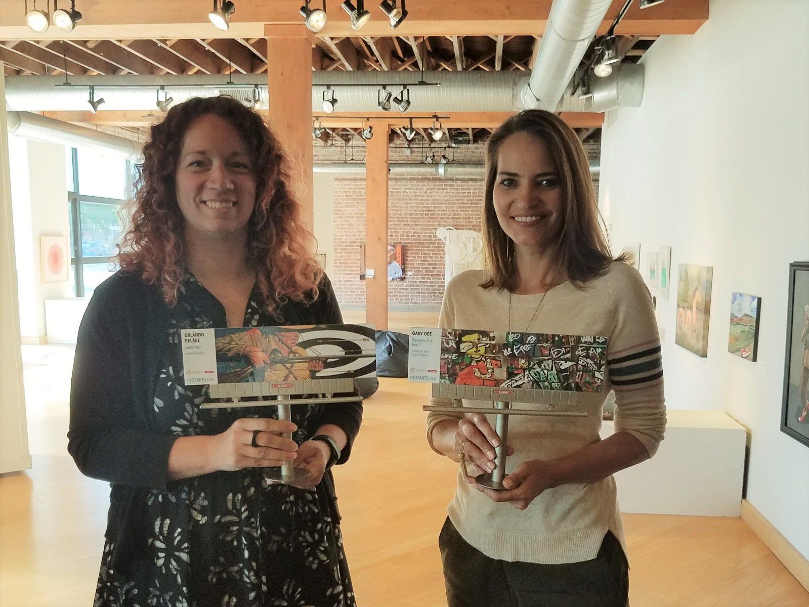 The Arts Council's Lindsey Lord and Shannon Linker